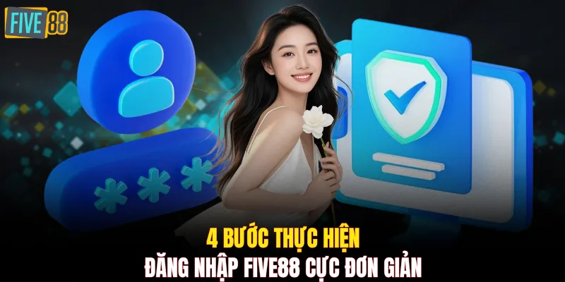 4 bước thực hiện đăng nhập FIVE88 cực đơn giản