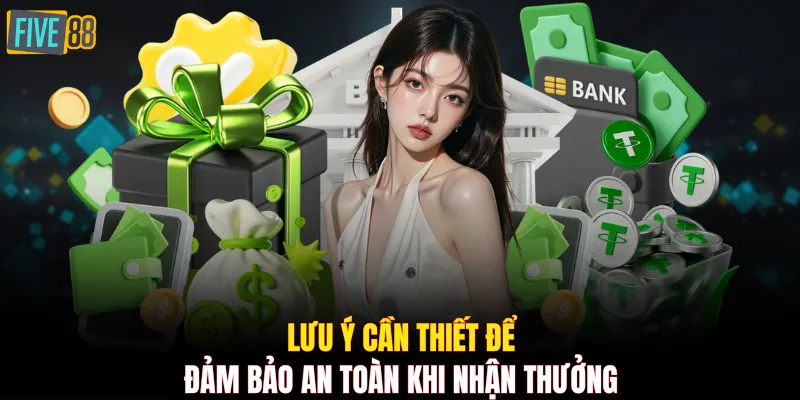 Lưu ý cần thiết để đảm bảo an toàn khi nhận thưởng